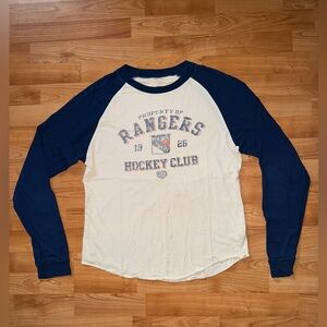 NHL New York Rangers Long Sleeve Tee Size M